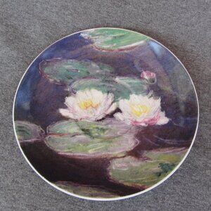monet water lilies appetizer plate NWT McIntosh (W3326)